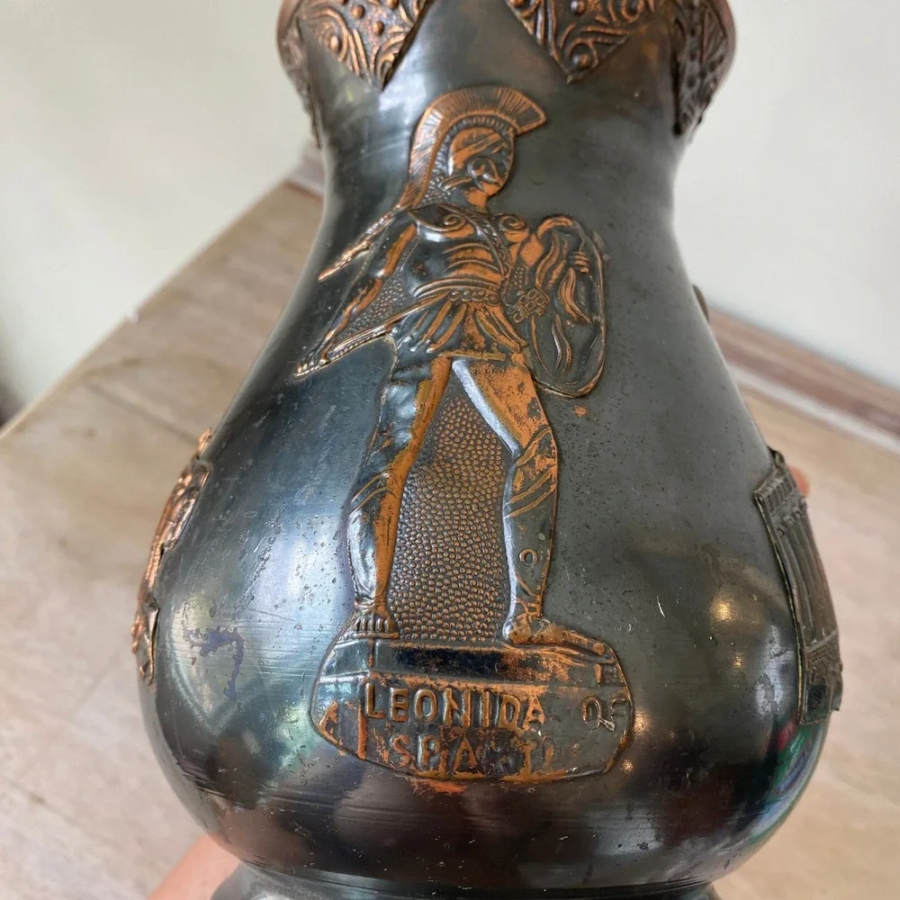 Antique Medieval Greek Solid Copper/Brass Water Pitcher